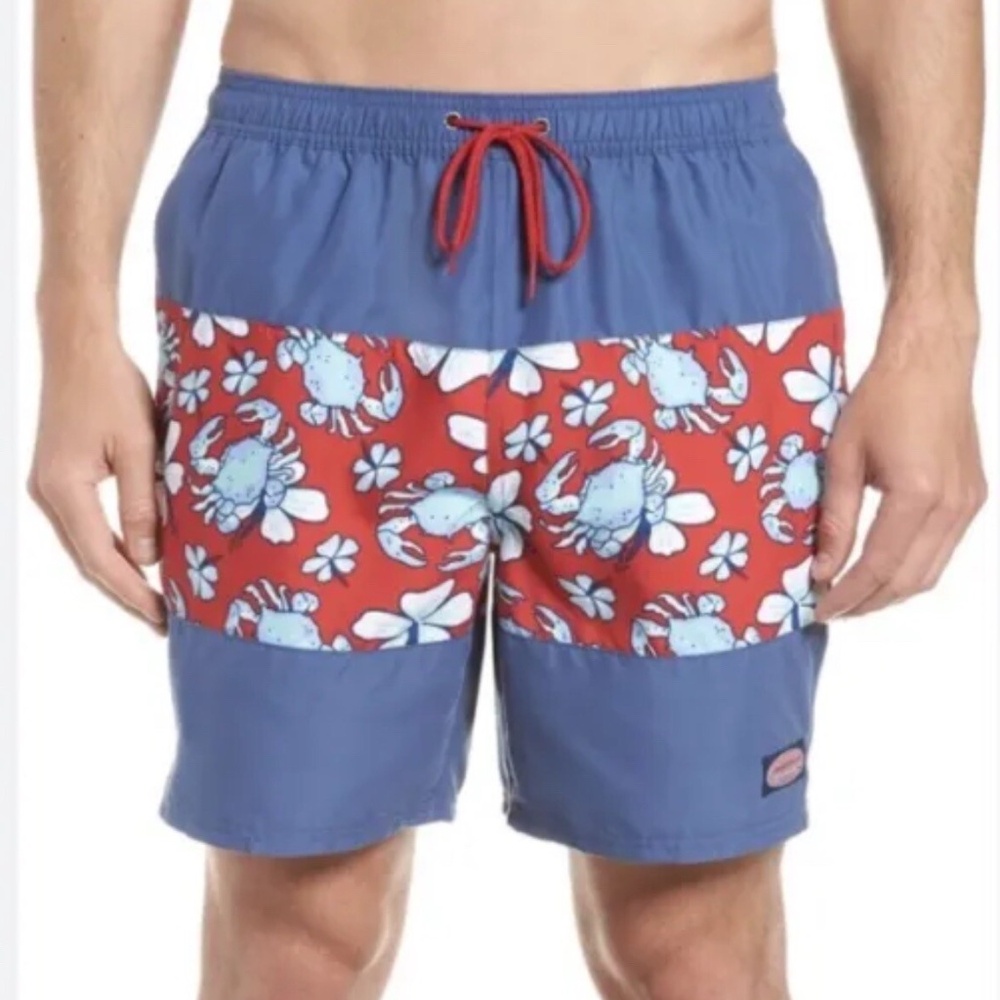 Vineyard Vines Piece Crap Chappy Swim Trunks Board Shorts XL